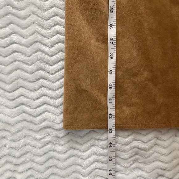 Ultrasuede Camel Dress Women’s S-M Tan Sleeveless Button-Down Midi Vintage - Picture 4 of 13